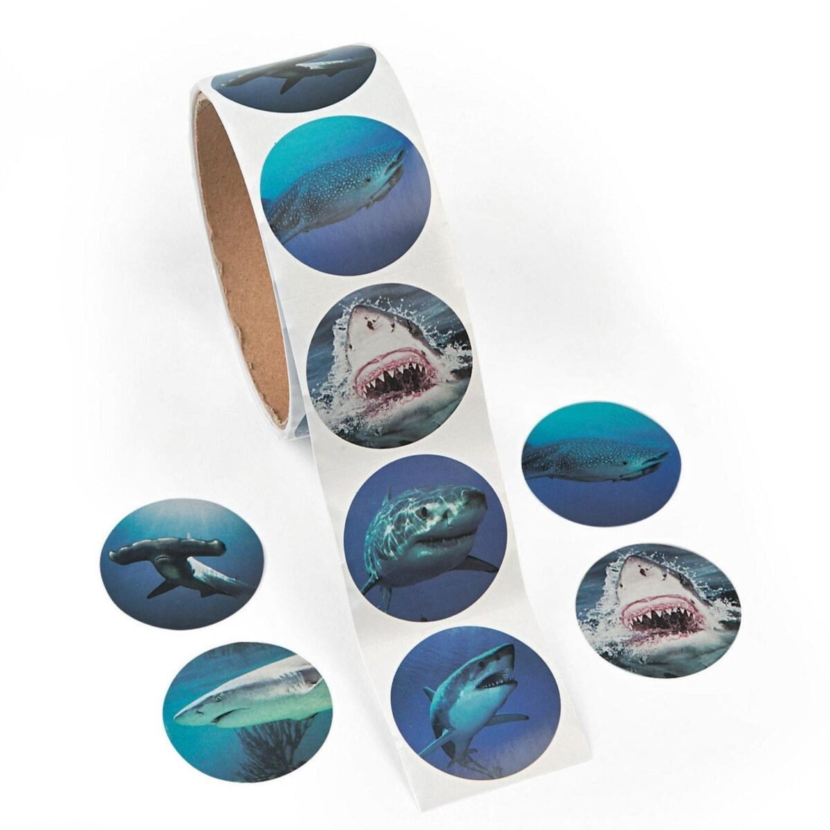 100 Shark Stickers