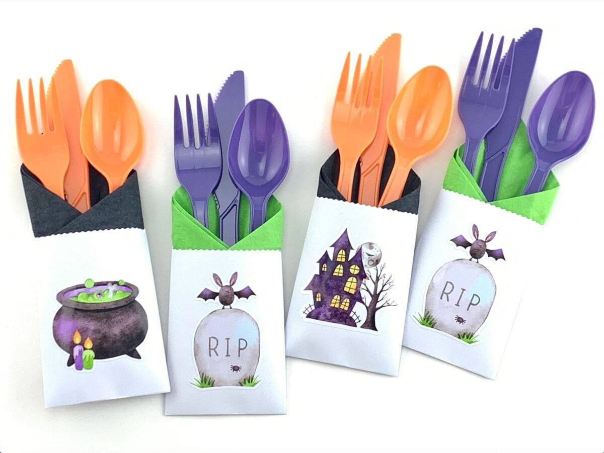 12-Set Spooky Halloween Party Cutlery