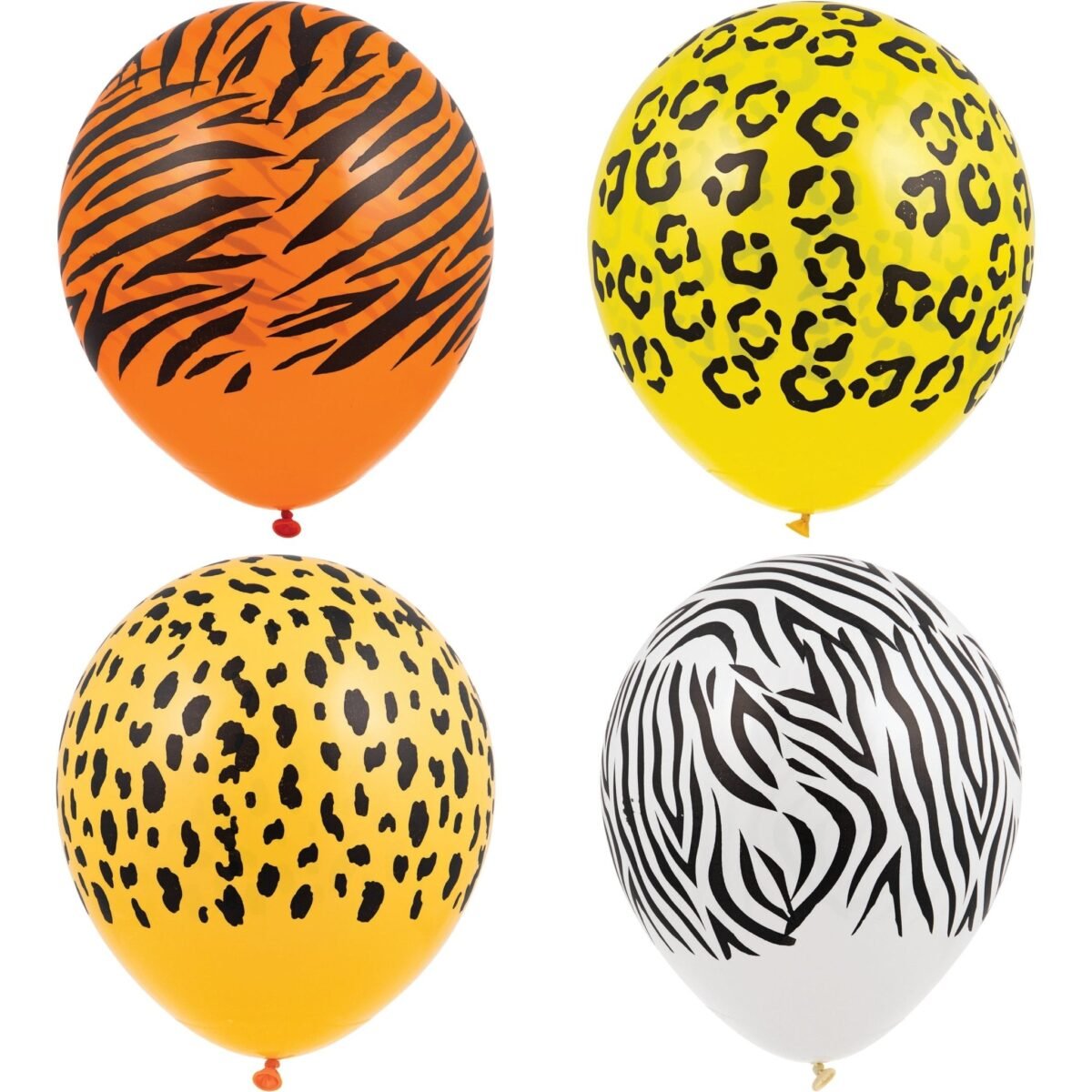 15 Safari Animal Print Balloons
