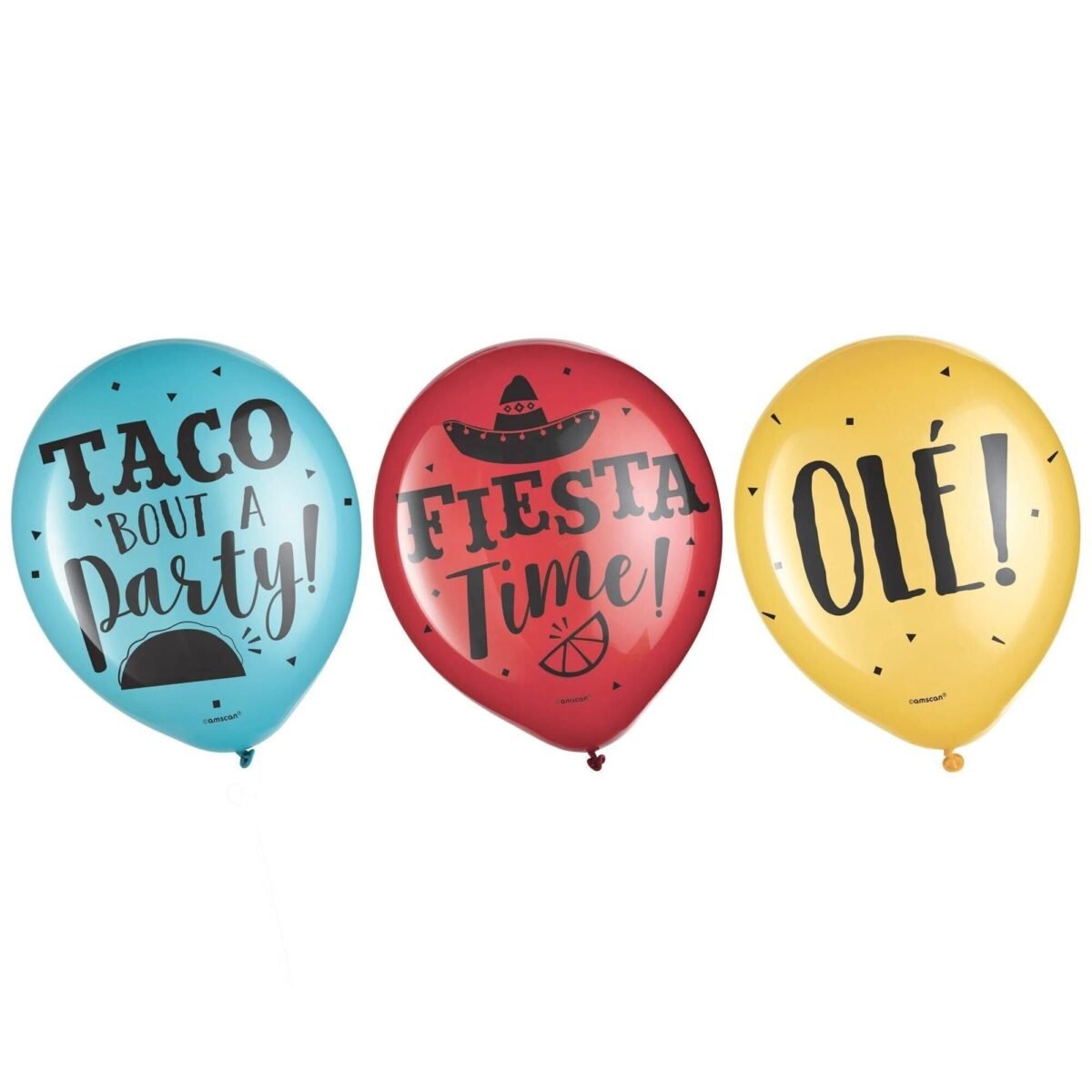 15 Taco Bout a Party Fiesta Balloons