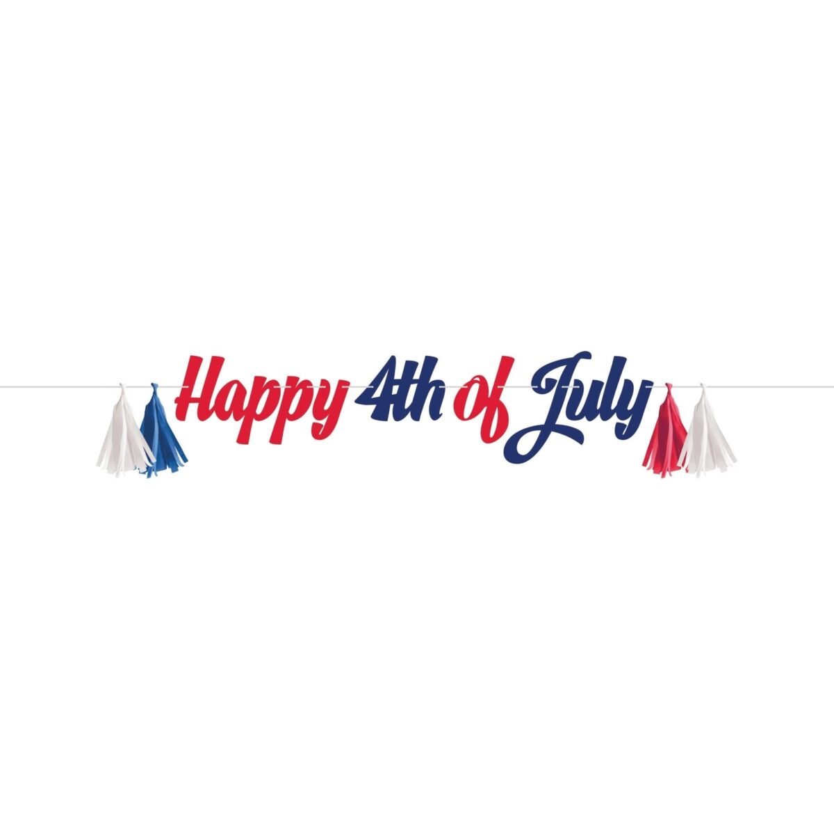 4th of July Party Banner 5ft