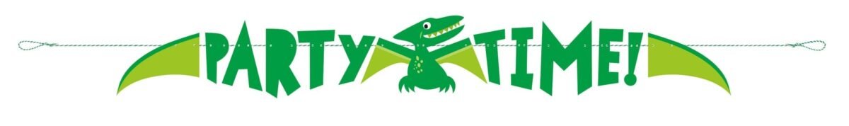 5' Dinosaur Party Banner