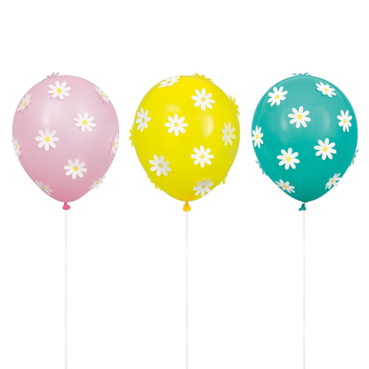 6 Daisy Party Balloons