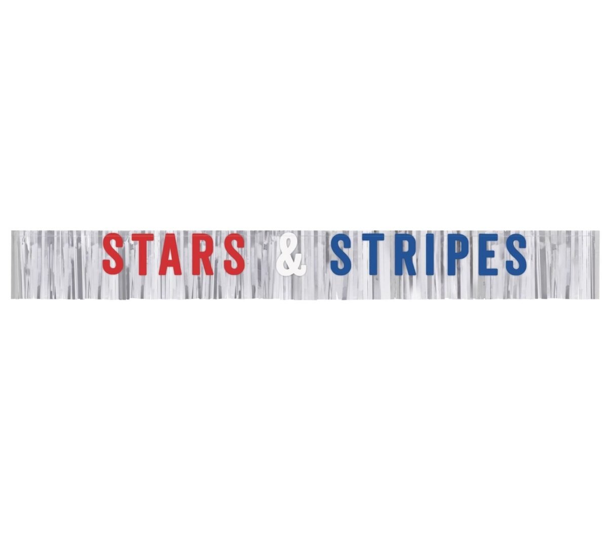 6ft Stars and Stripes Foil Banner