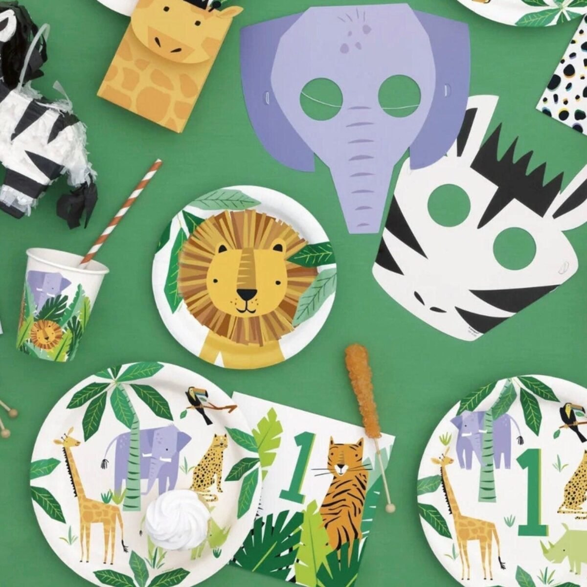 7" Lion Safari Party Plates