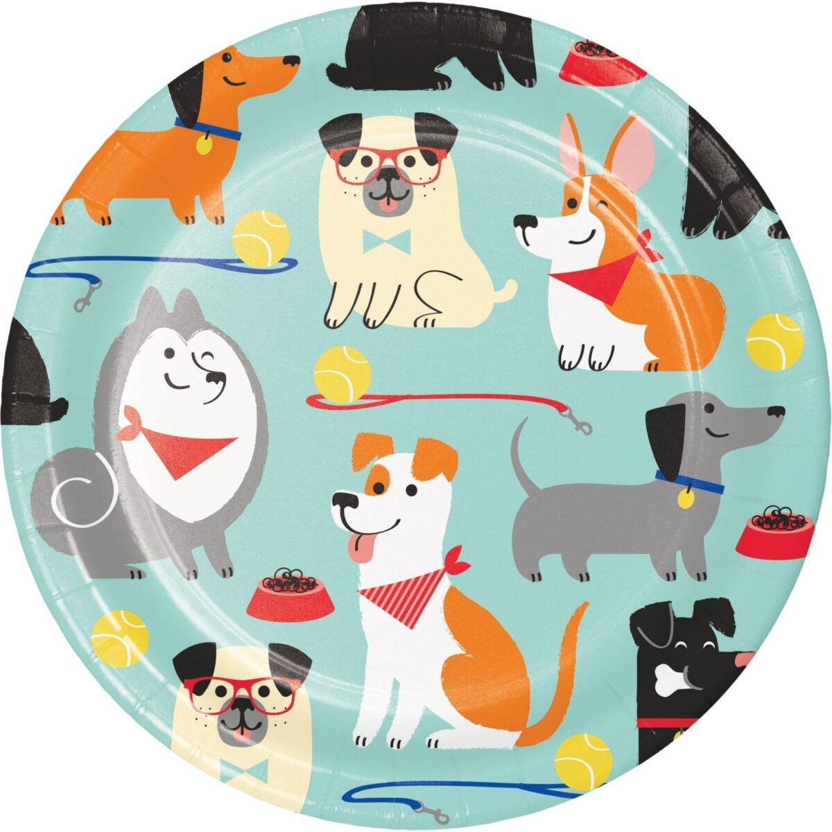 7" Puppy Party Plates