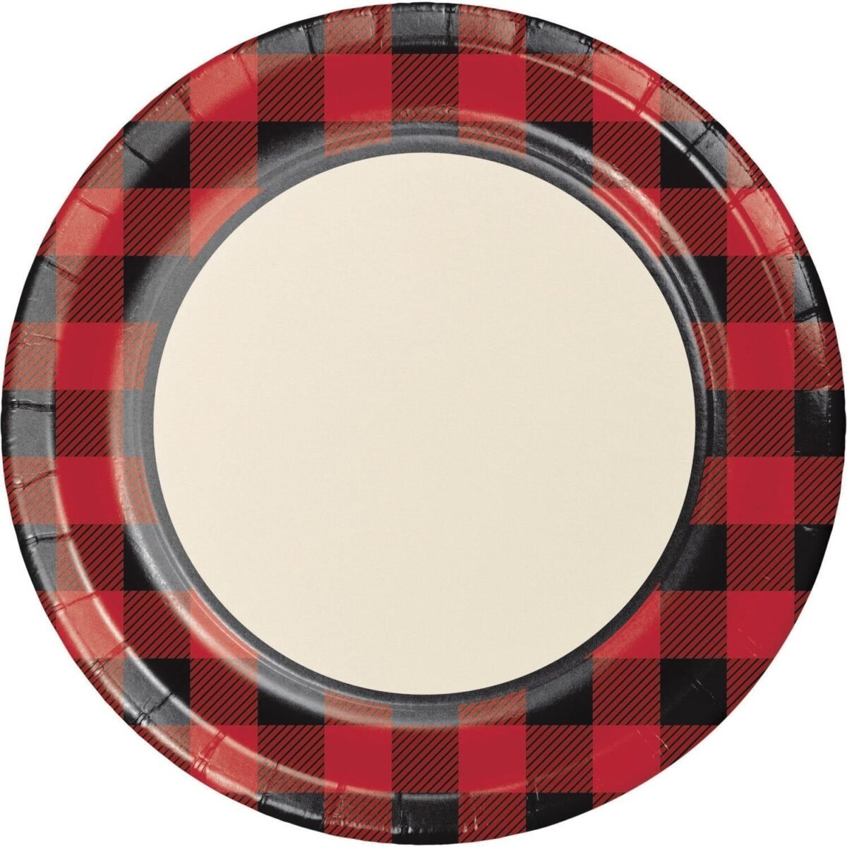 9" Buffalo Plaid Dinner Plates
