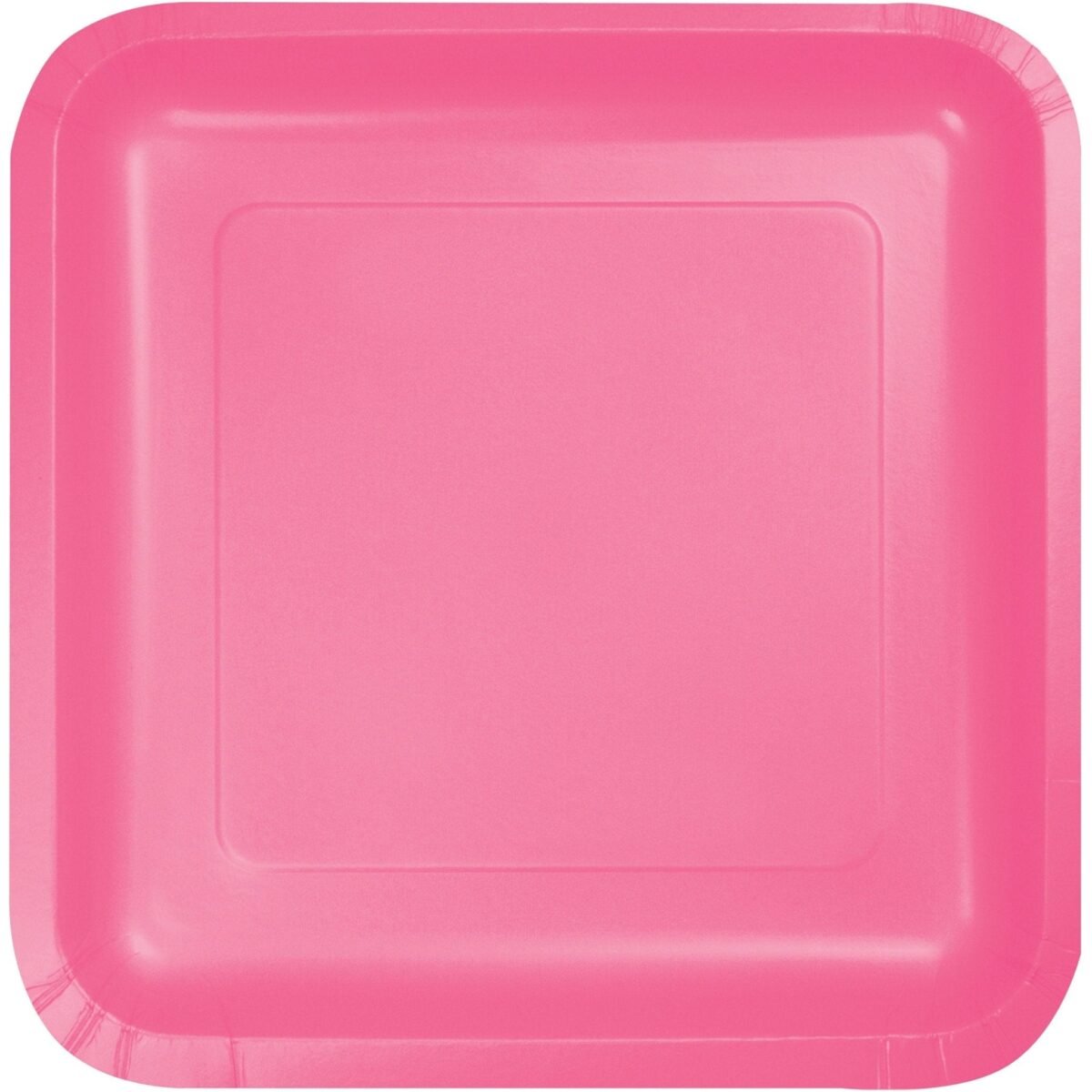 9" Candy Pink Plates