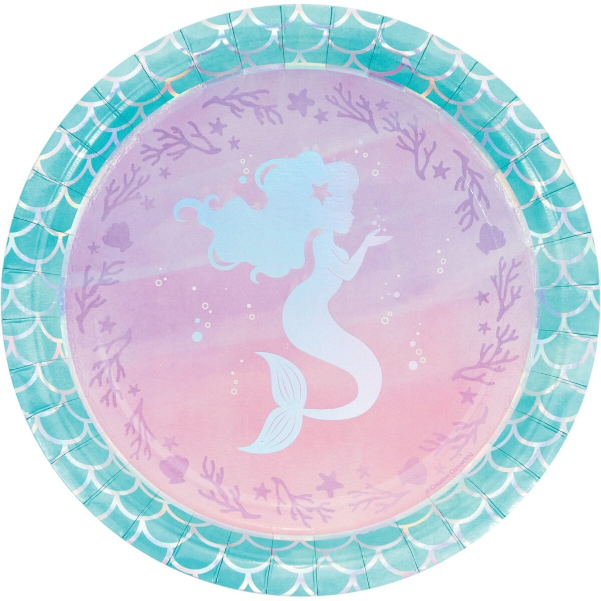 9" Mermaid Party Plates