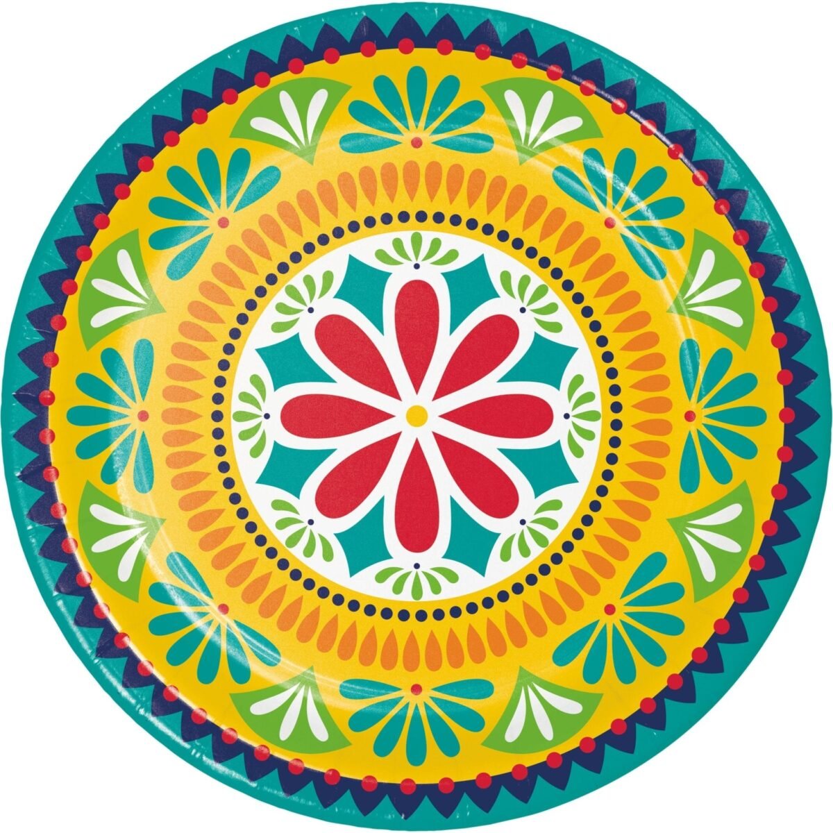 9" Mexican Fiesta Party Plates