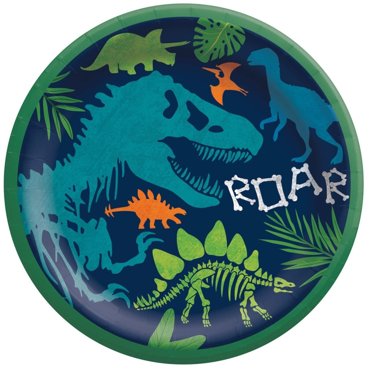 9" Roar Dinosaur Plates