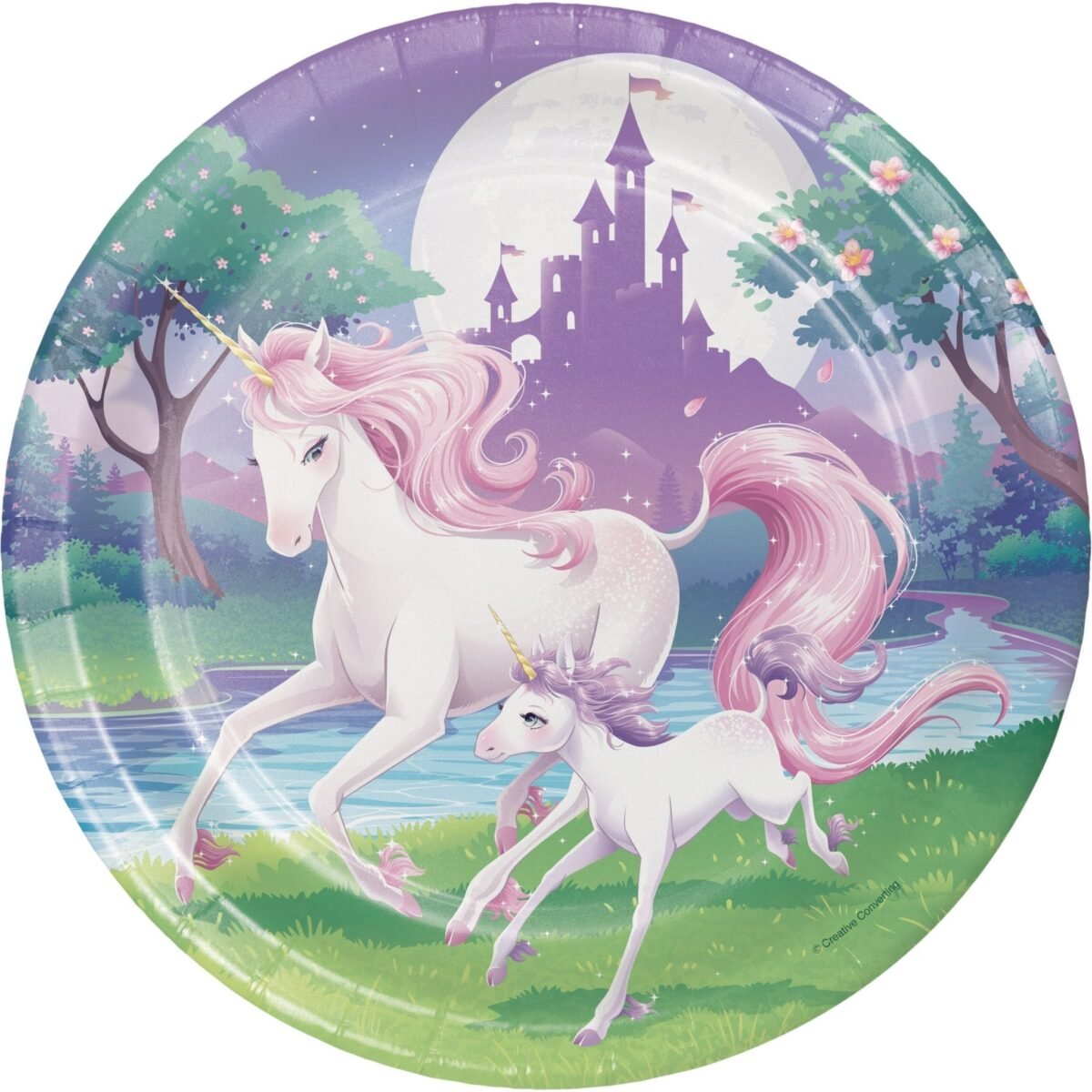 9" Unicorn Party Plates