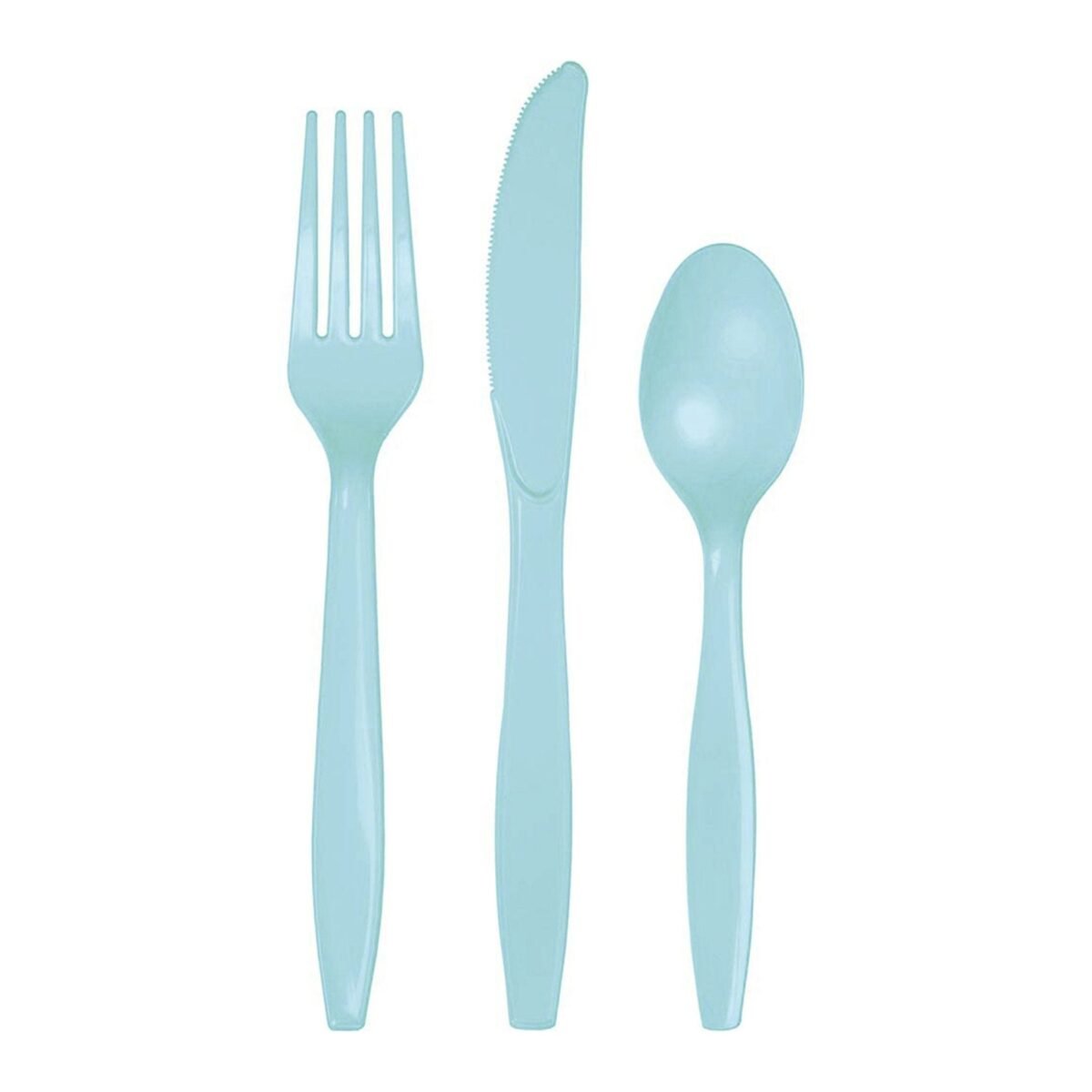 96 Sets Blue Cutlery