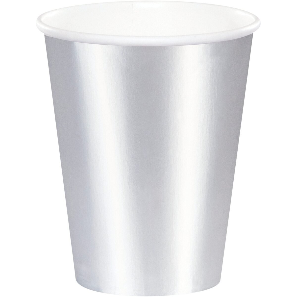 9oz Silver Foil Party Cups