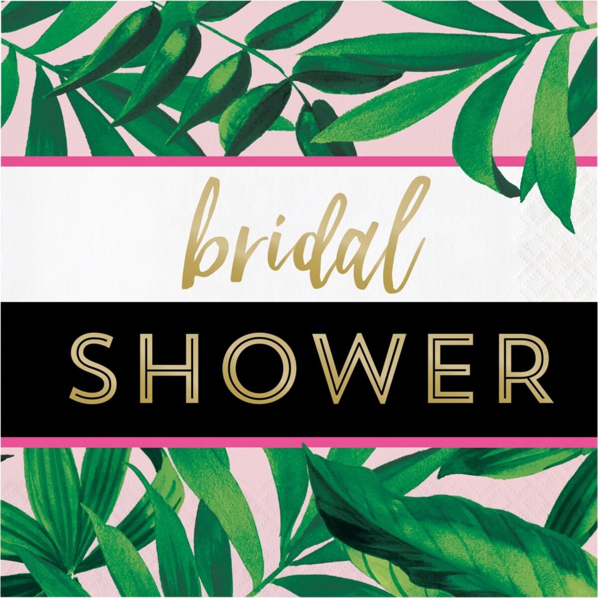"Bridal Shower" Tropical Napkins