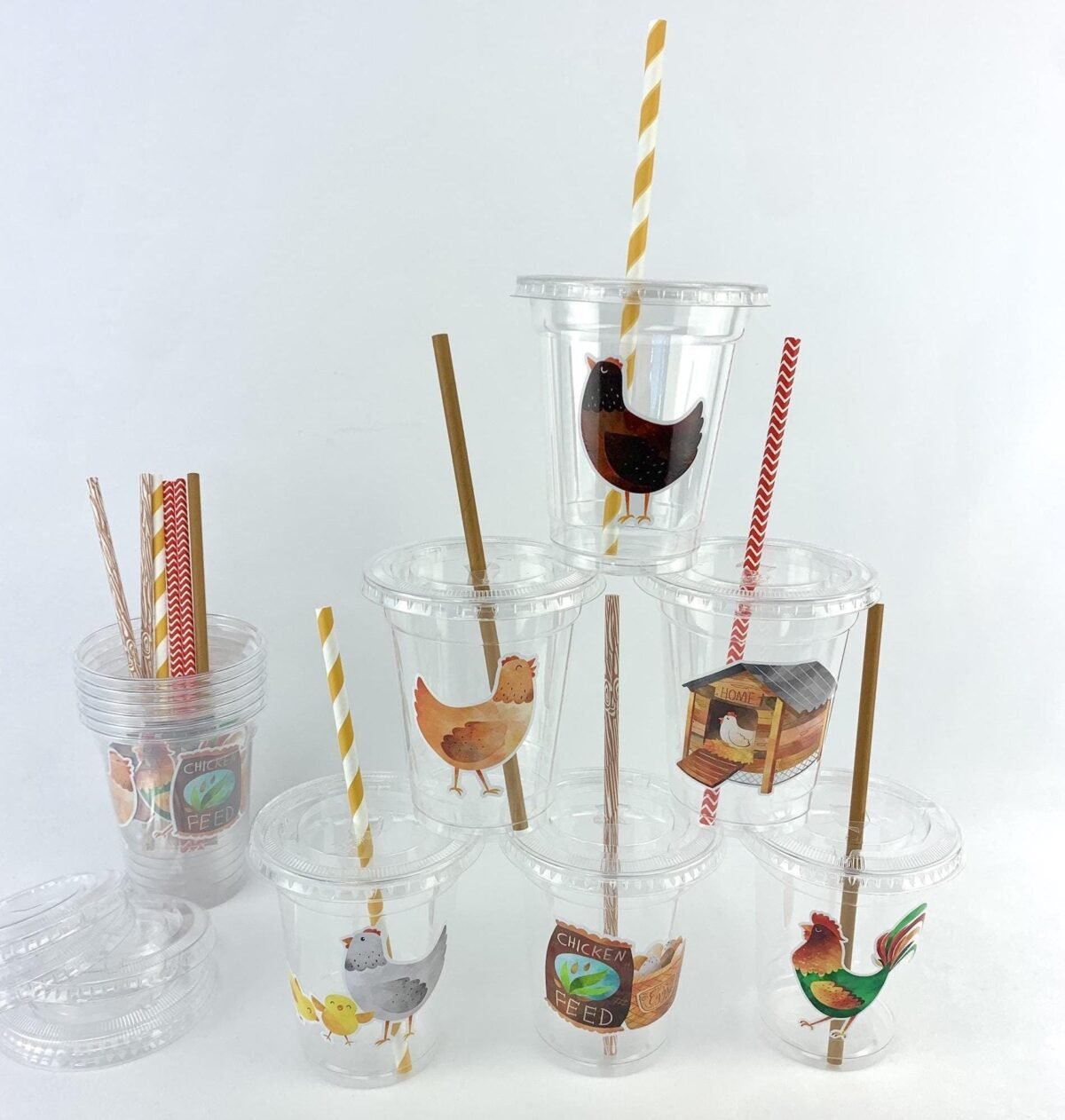 Chicken Coop Party Cups