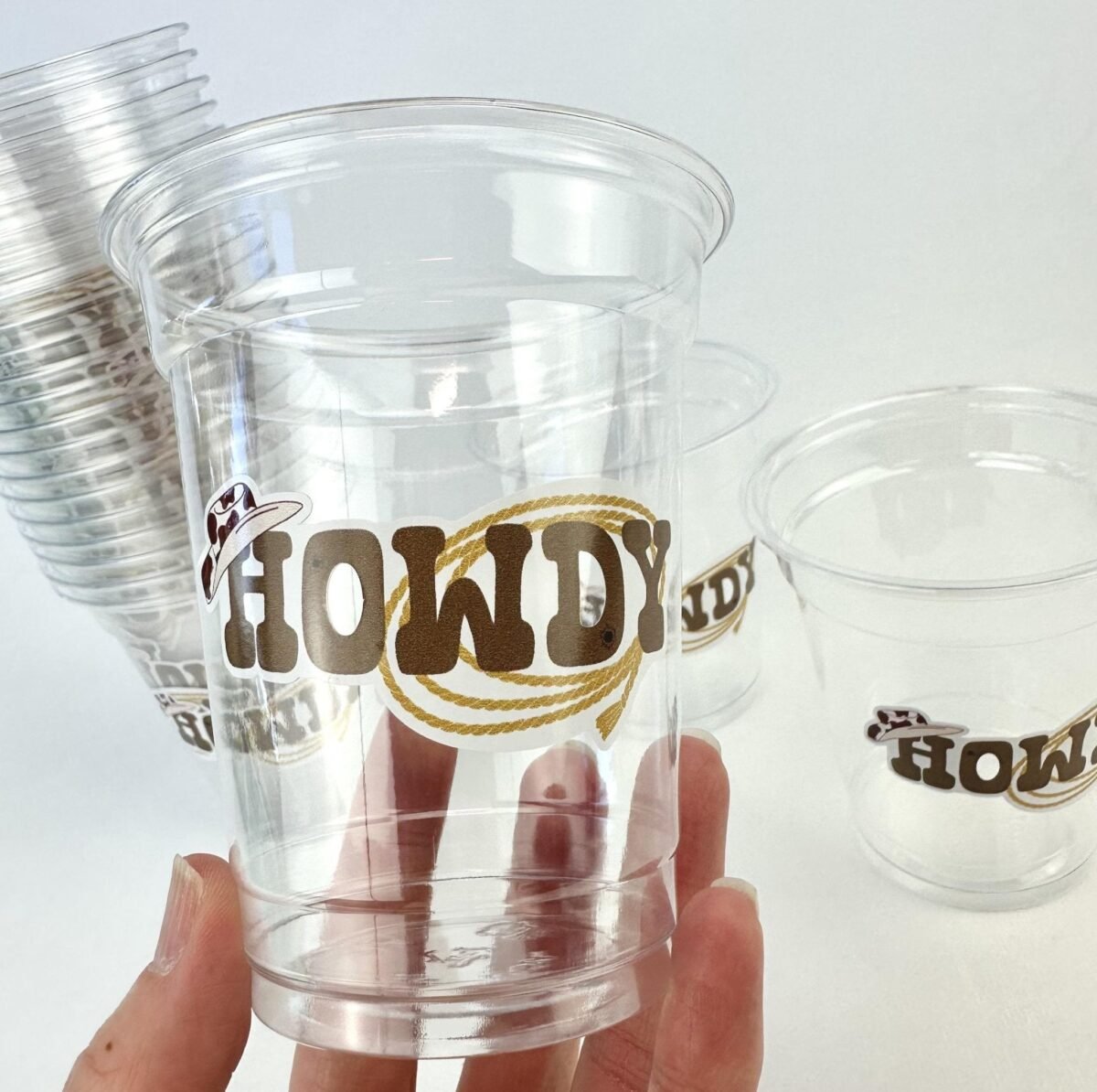Cowboy Party Cups 24ct