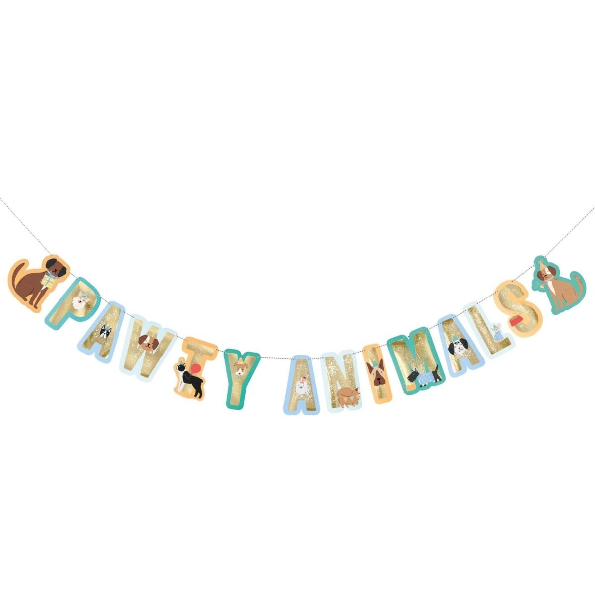 Dog Birthday Banner 9 Ft