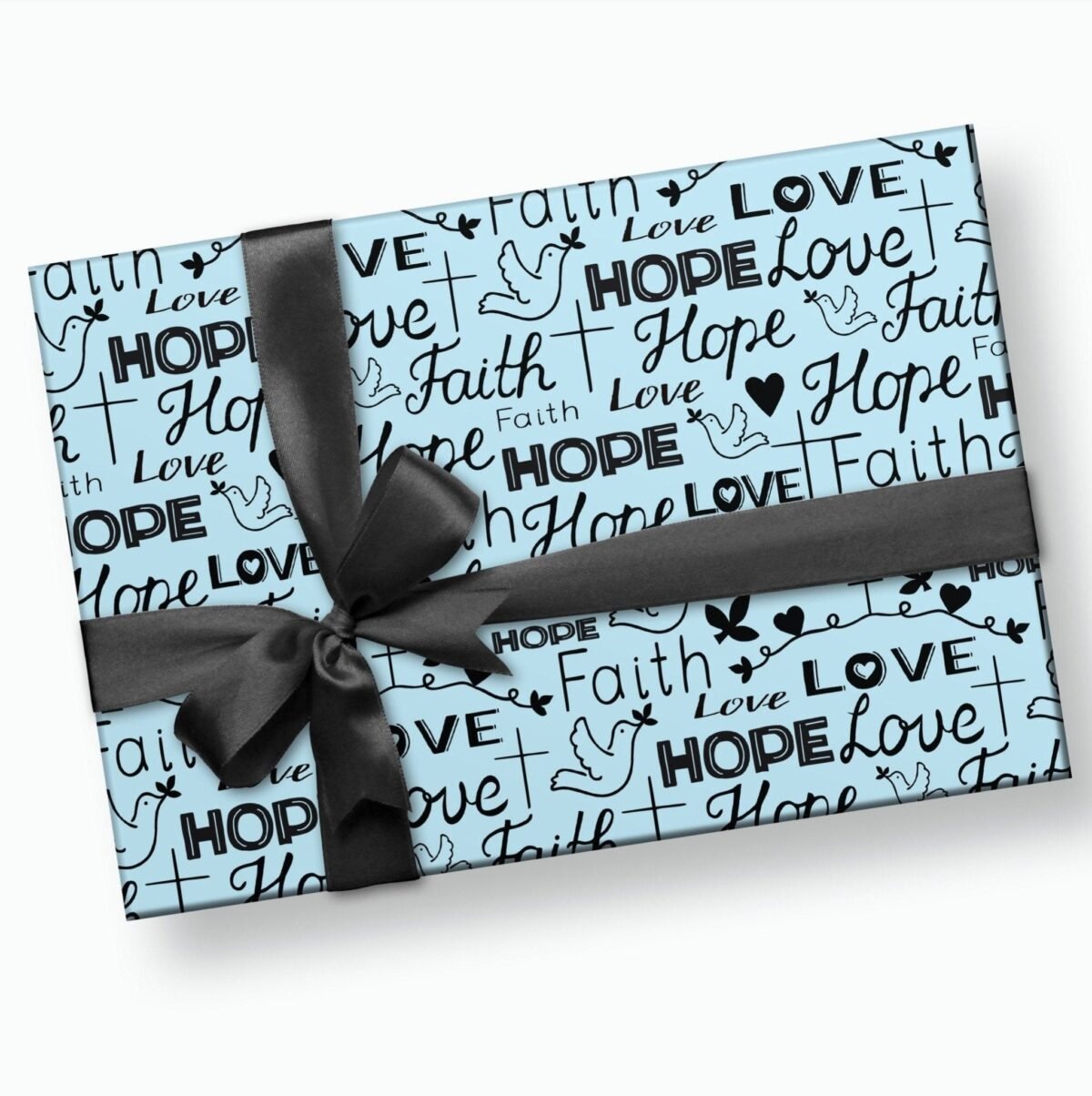 Faith, Hope & Love Gift Wrap