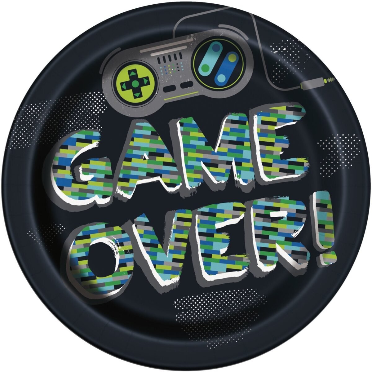 Game Over Party Plates
