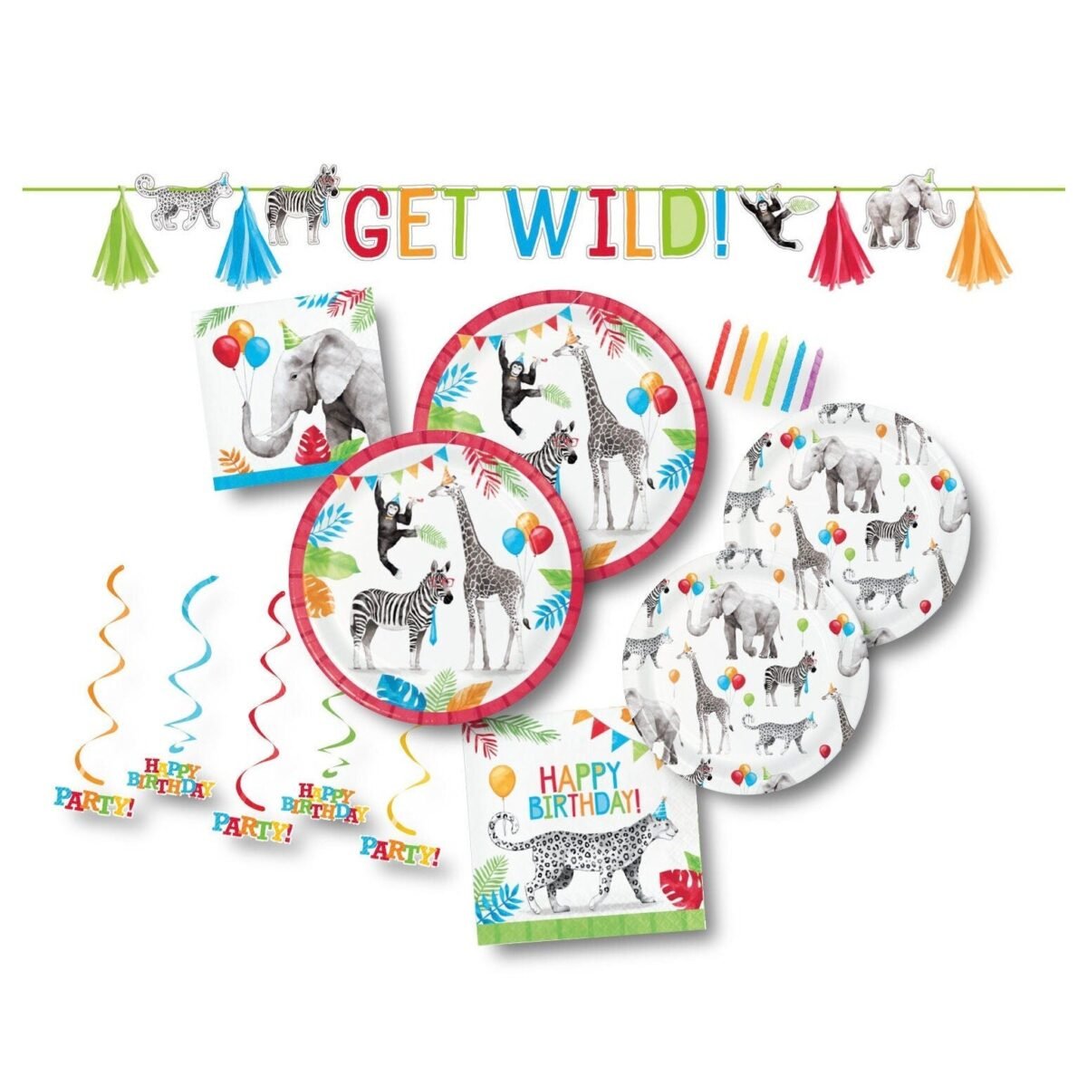"Get Wild" Safari Birthday Party Bundle