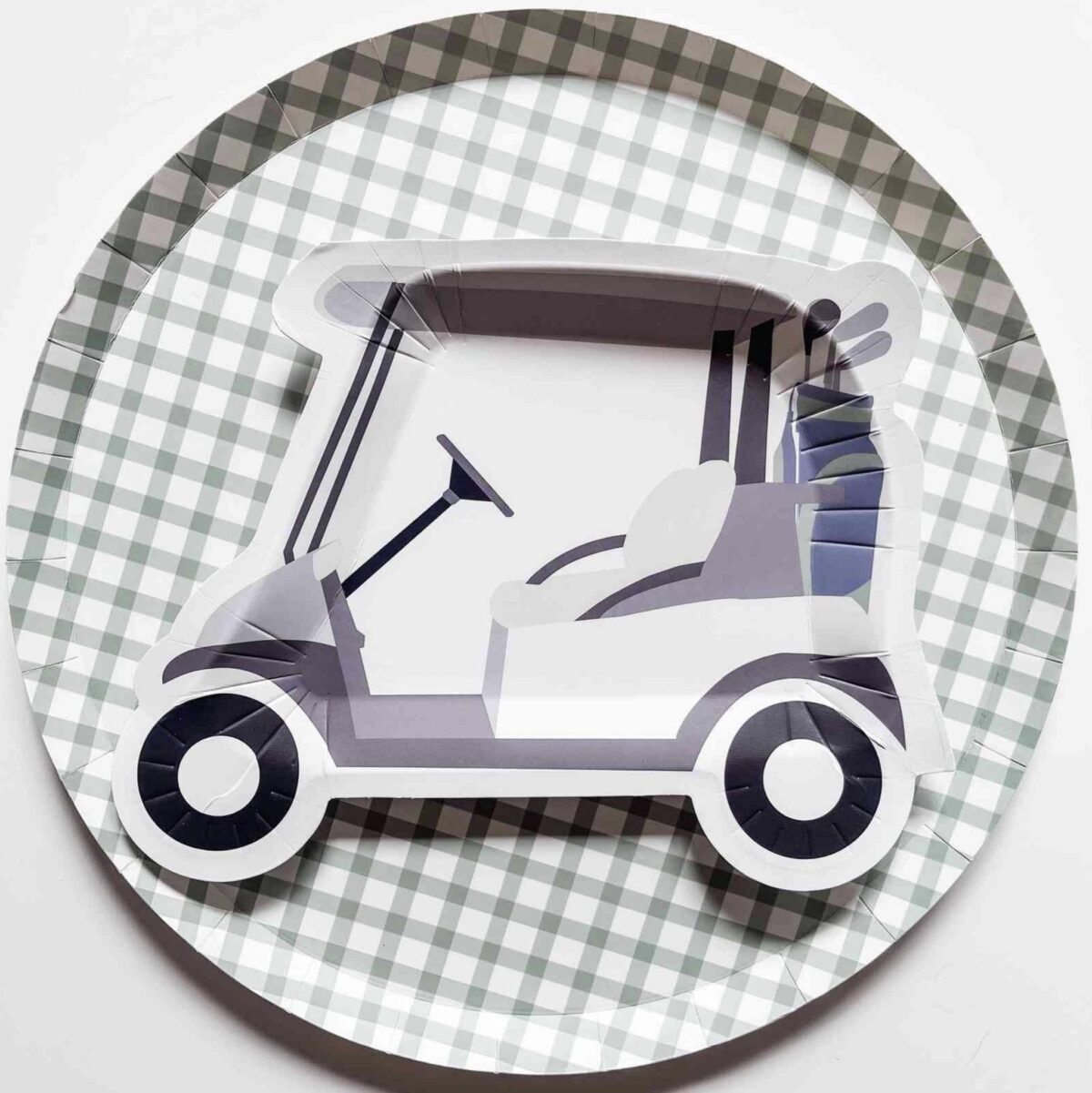 Golf Cart Dessert Plates 12ct