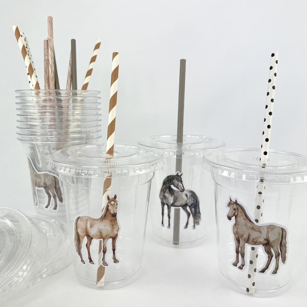 Horse Party Cups