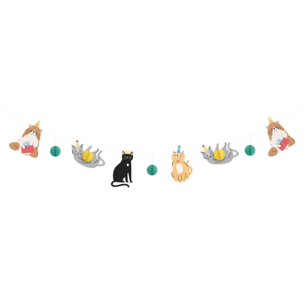 Kitty Cat Birthday Banner 7ft