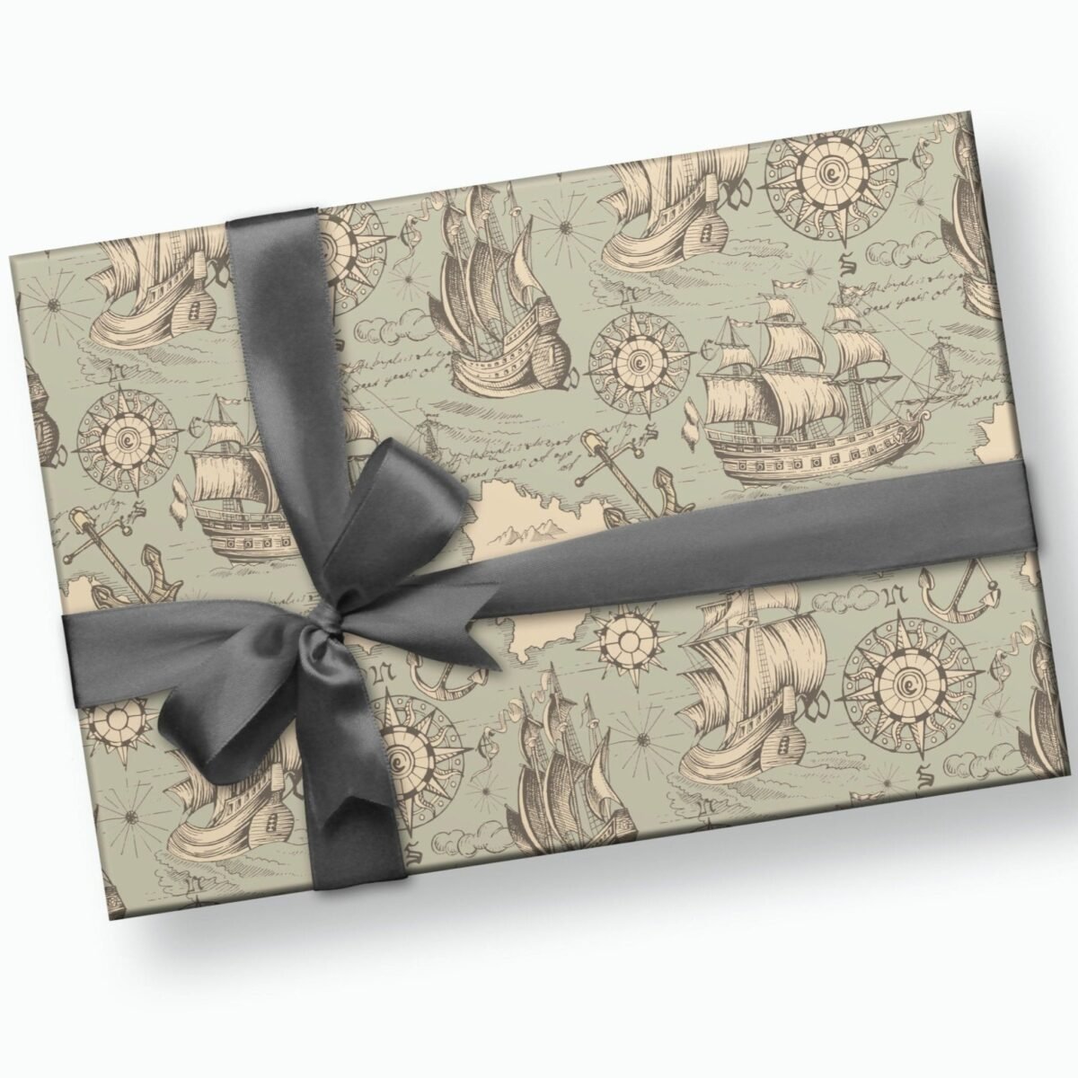 World Map Gift Wrap