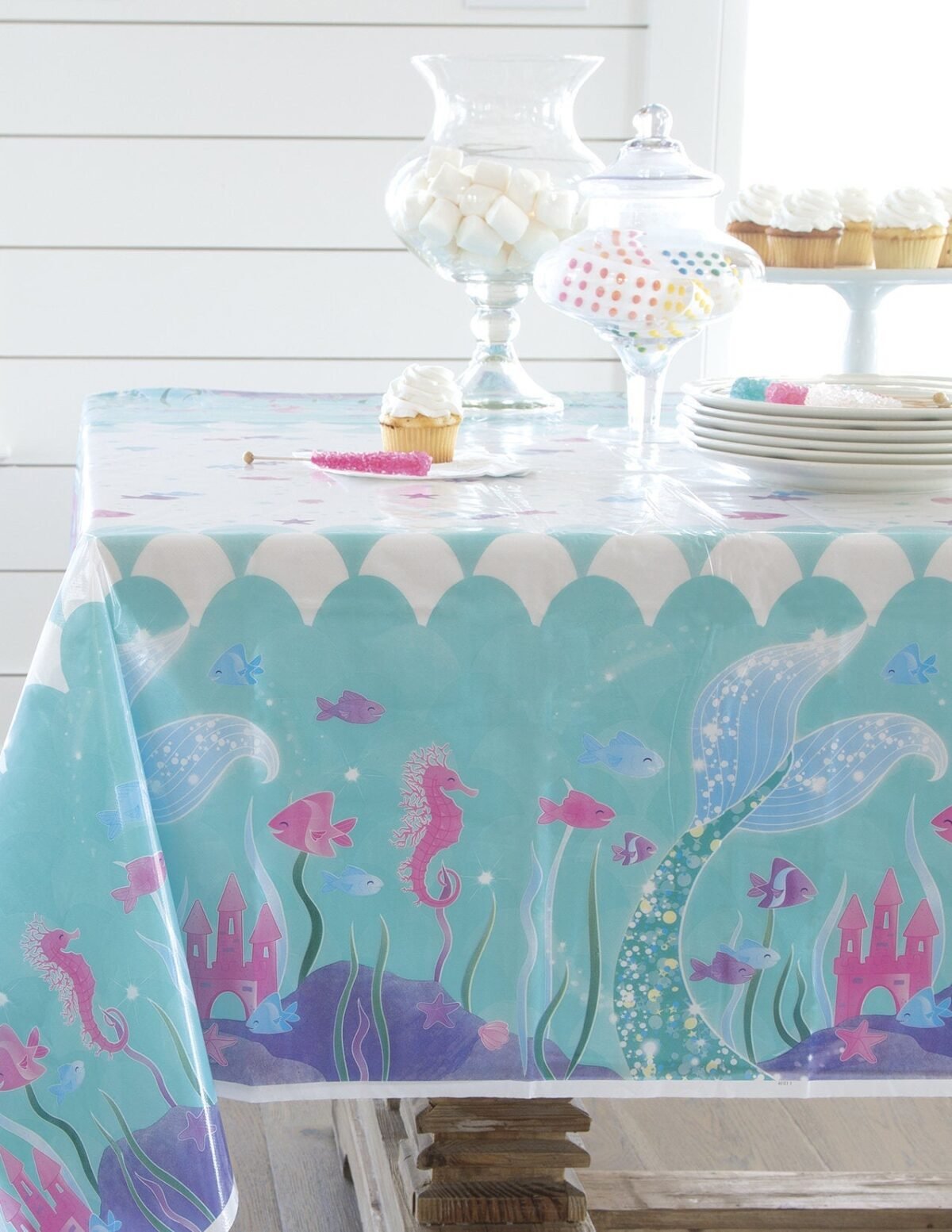 Mermaid Tail Party Tablecloth