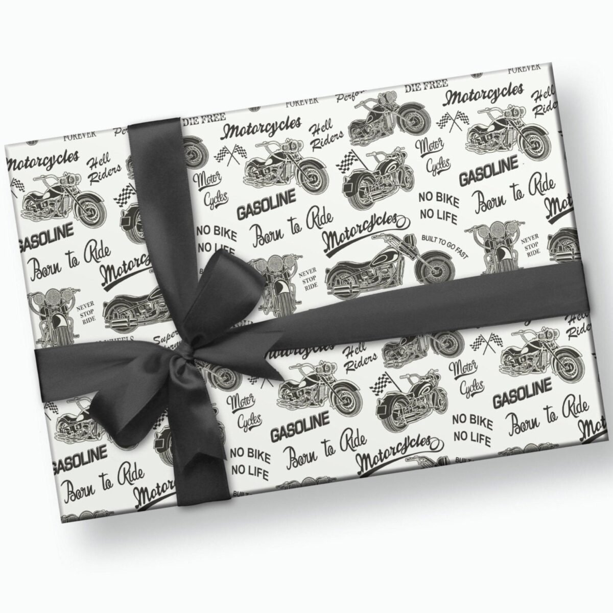 Motorcycle Wrapping Paper