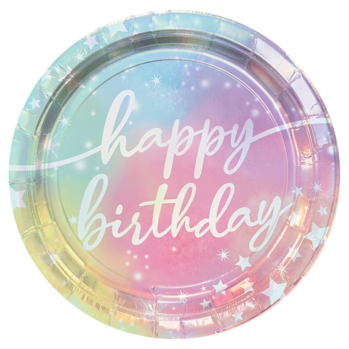 Pastel Rainbow Birthday Plates