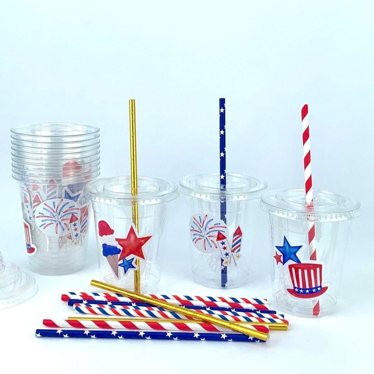 Patriotic Party Plastic Cups 12ct