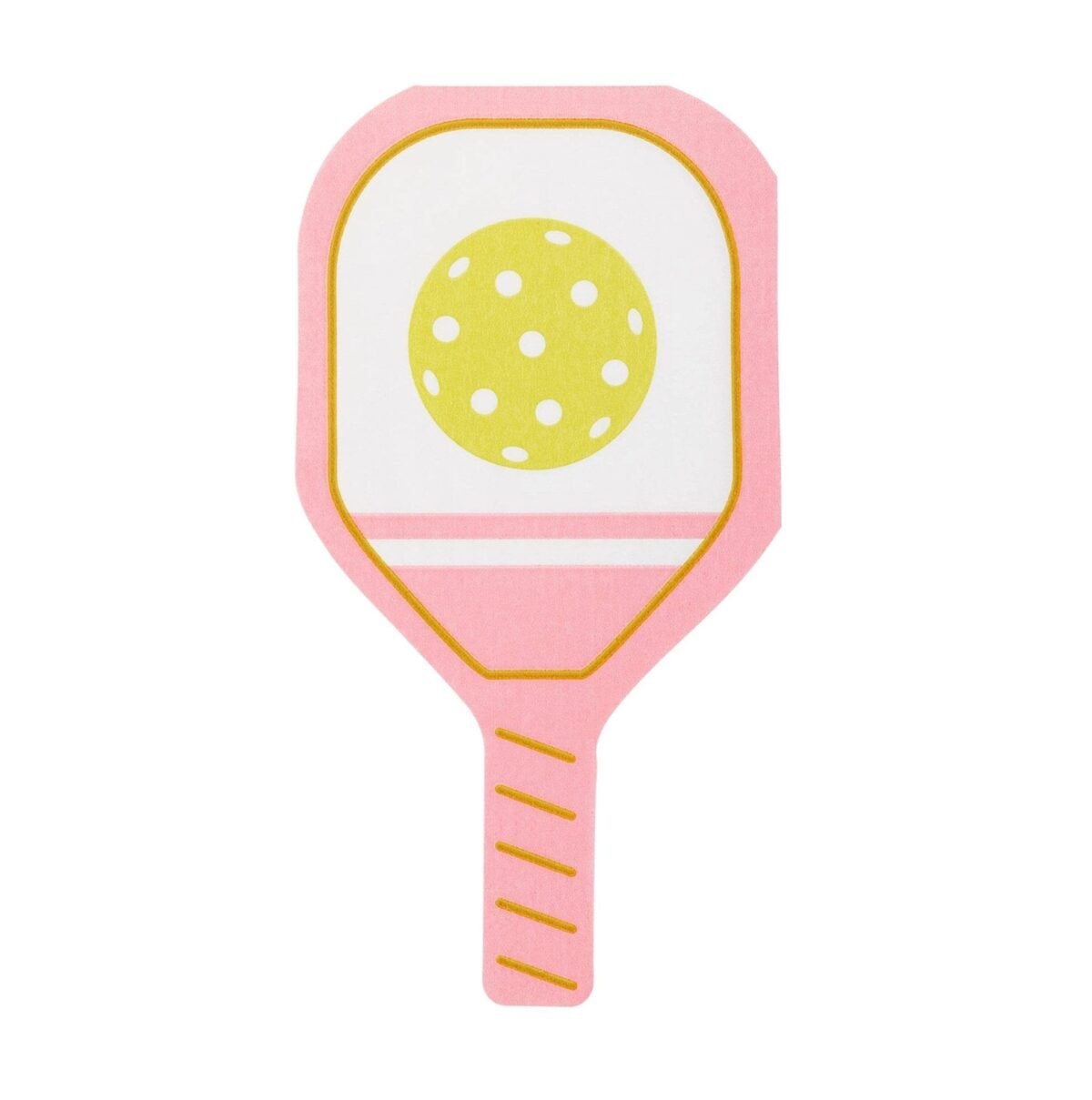 Pink Pickleball Paddle Paper Napkins 18ct