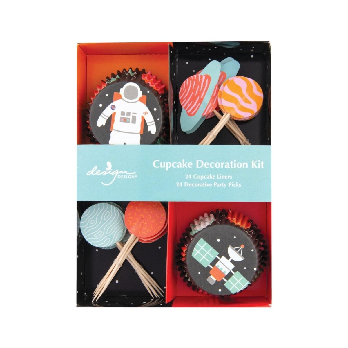 Space Party Cupcake Decorating Kit