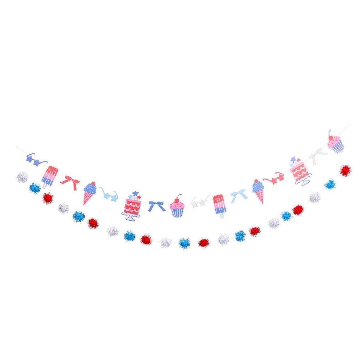 Summer Patriotic Banner Set 2pc