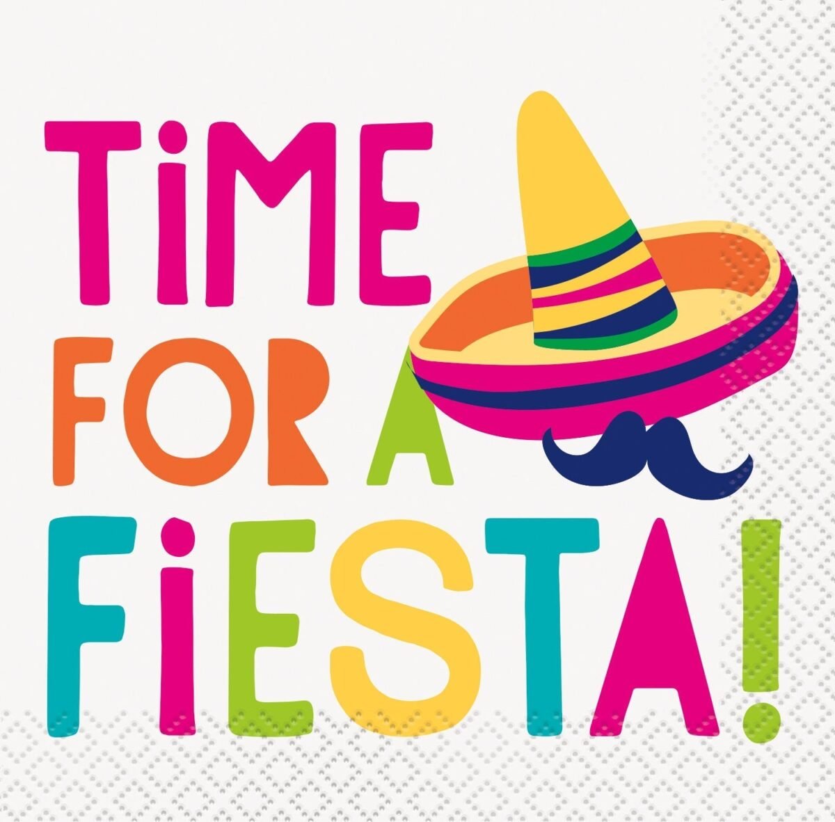 "Time For a Fiesta" Party Napkins