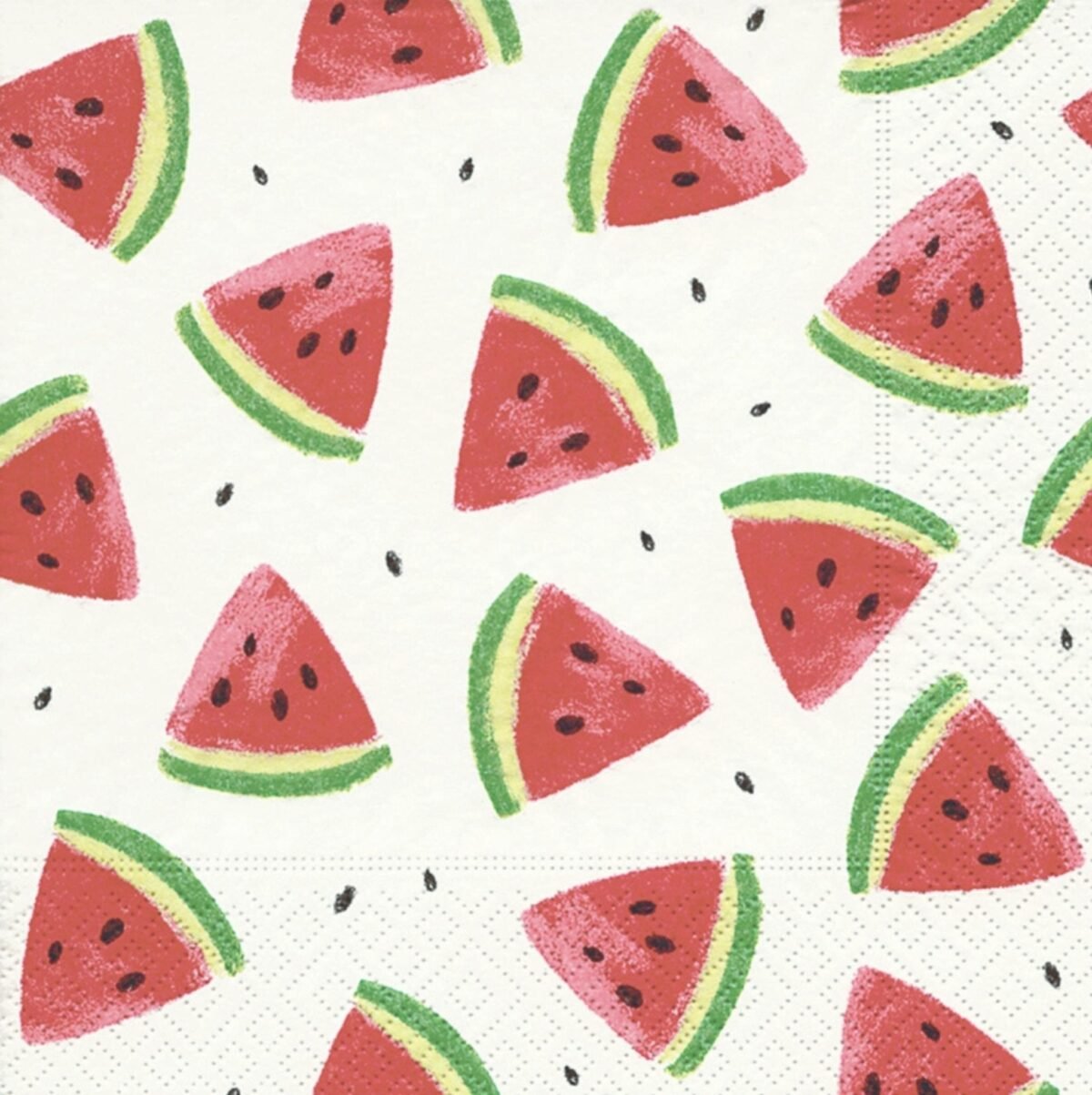 Watermelon Slices Beverage Napkins 20ct