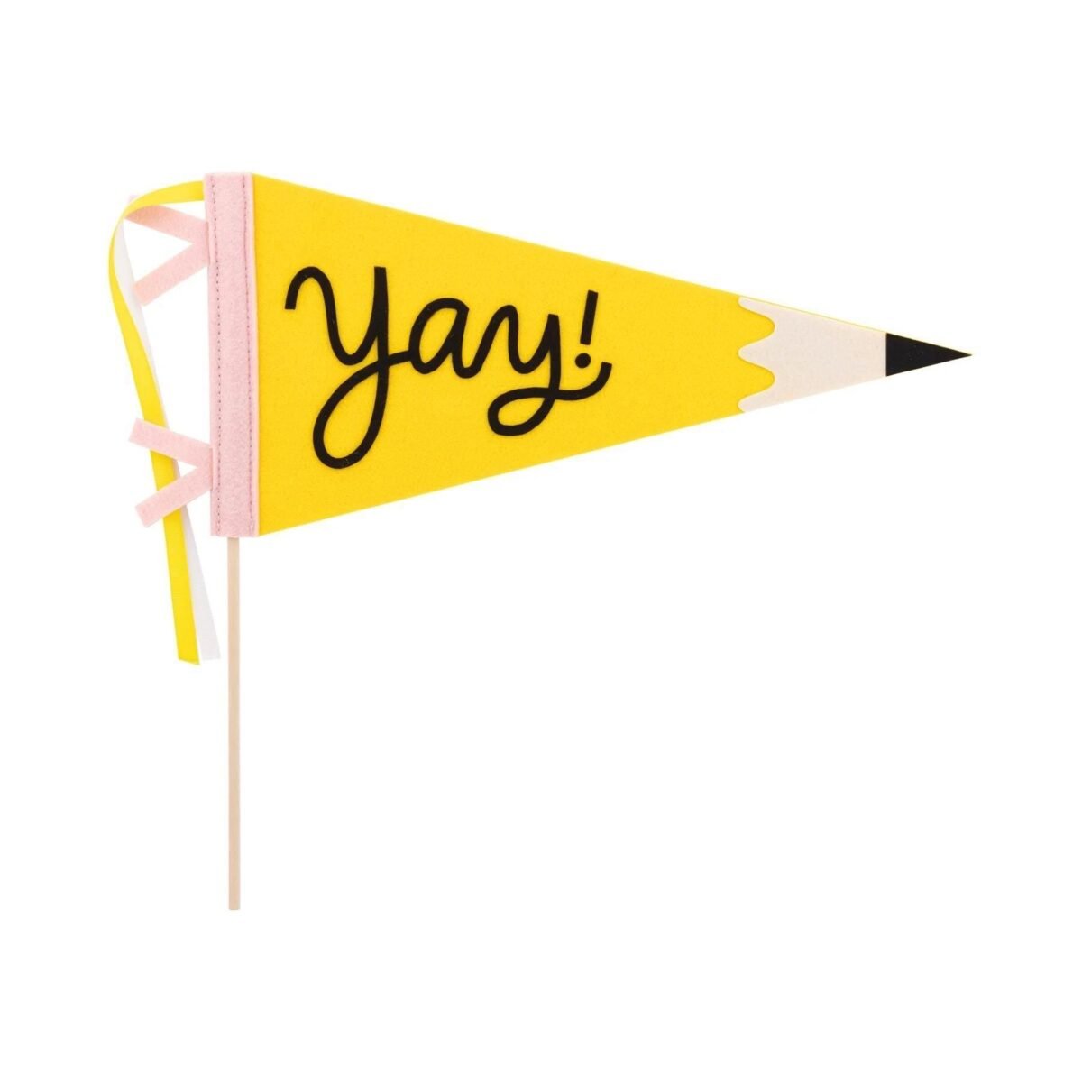 Yay! Felt Pencil Pennant Banner